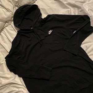 Black Nike lightweight hoodie
